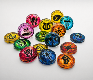 Custom Acrylic Character Class Token Set for Dungeons & Dragons