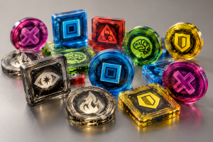 Custom Acrylic Token Set for Deckers