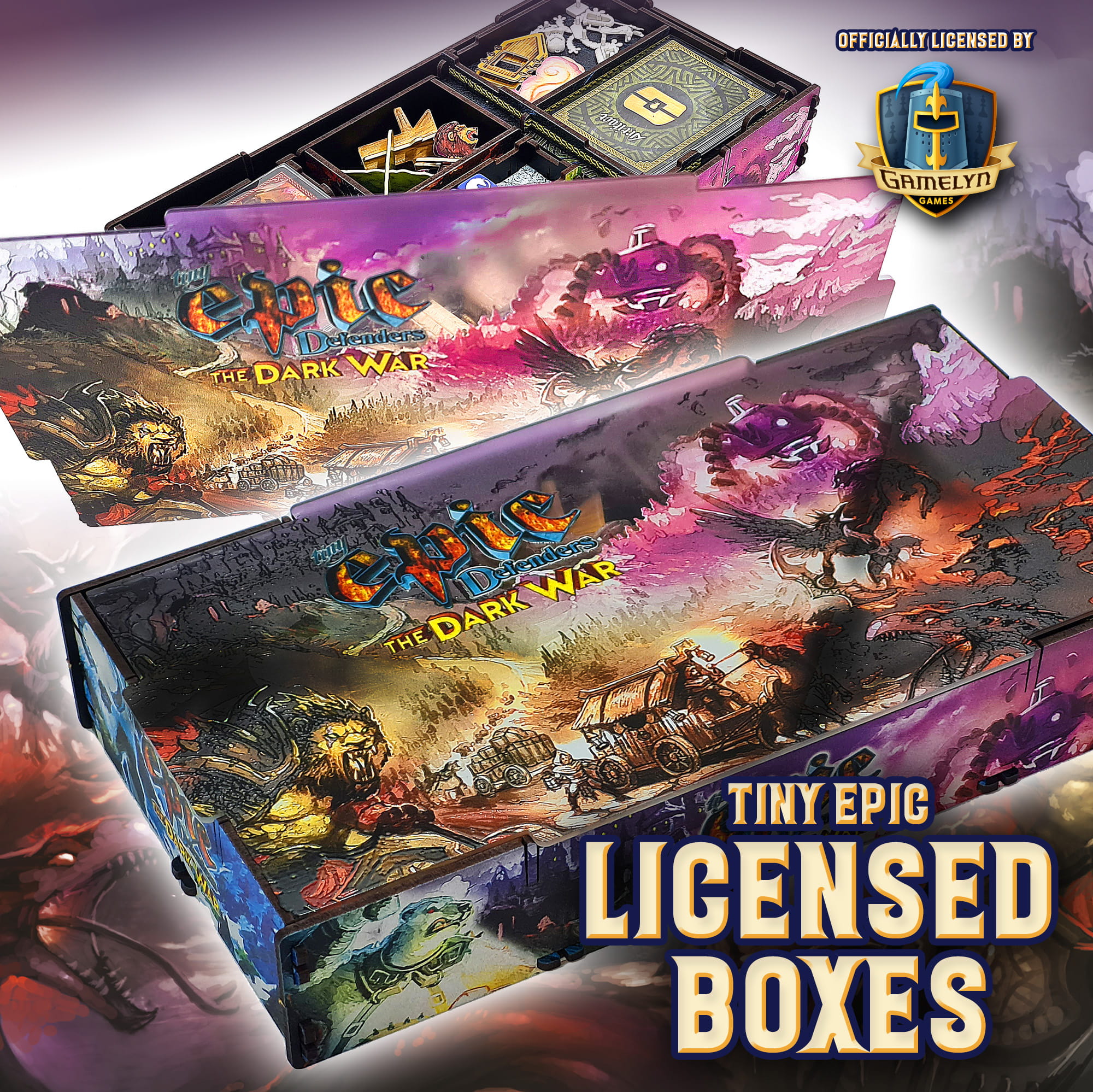 e-Raptor Storage-Box - Tiny Epic Defenders: The Dark War (UV-Print), 28